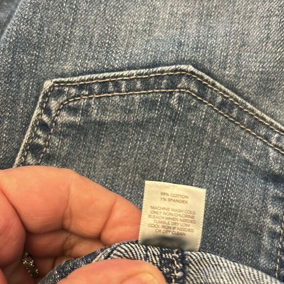 Loft Denim roll shorts Size 4 EUC - Picture 8 of 8